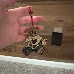 Boyds Bears Festive Teddy Ornament